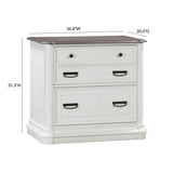 Roanoke White File Cabinet REN-H362-60 TOV Furniture