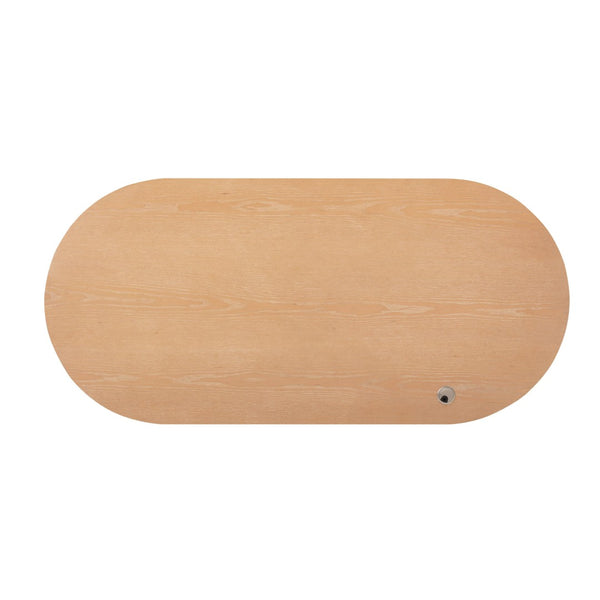 TOV Furniture Marlow 64" Wood Executive Desk with Thoughtful Storage and Soft-Close Hardware for Modern Workspaces Natural REN-H700-20-25