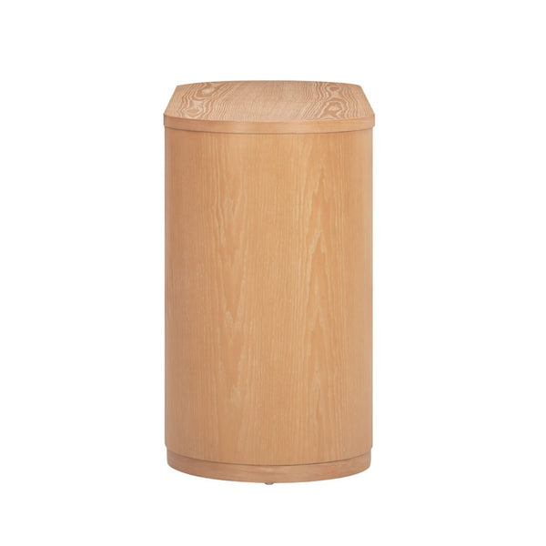 TOV Furniture Marlow 52" Elegant Wood Writing Desk with Velvet-Lined Drawers for Sophisticated Home Office Use Natural REN-H700-30-35