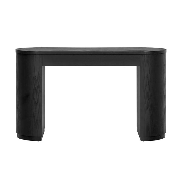 TOV Furniture Marlow 52" Elegant Wood Writing Desk with Velvet-Lined Drawers for Sophisticated Home Office Use Black REN-H710-30-35