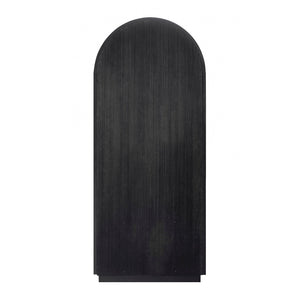 TOV Furniture Marlow Wood Bookcase with Soft-Close File Drawer – Elegant Storage Solution for Home & Office Black REN-H710-46