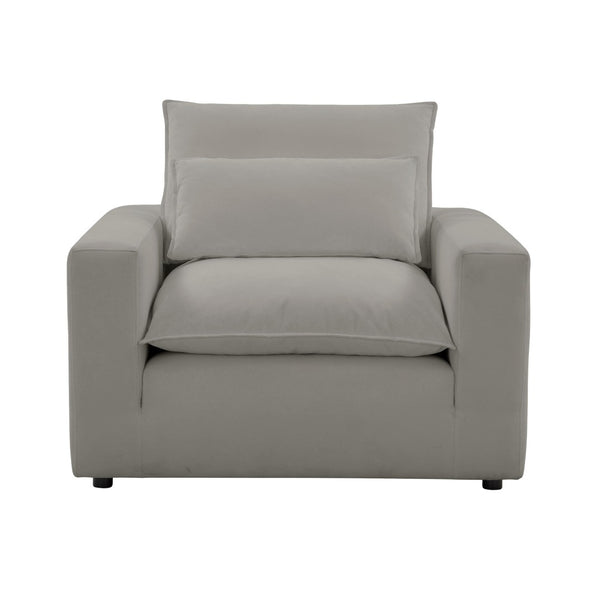 TOV Furniture Cali Performance Fabric Armchair - Stylish Comfort with Water-Repellent Fabric for Effortless Relaxation Slate REN-L00184