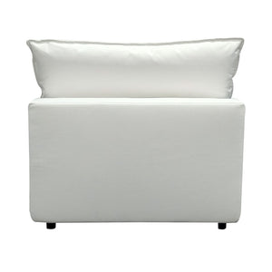 TOV Furniture Cali Modular Armless Chair - Effortless Comfort and Stylish Versatility for Your Living Space Pearl REN-L0092-AC