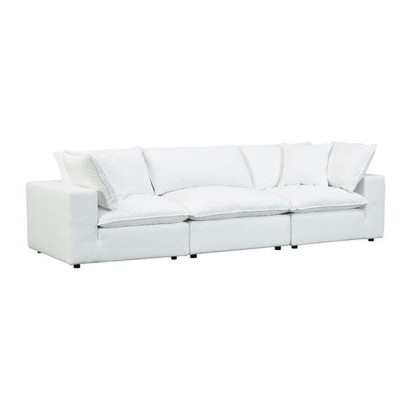 TOV Furniture Cali Modular Sectional Sofa - Stylish, Versatile Design with Easy-Care Performance Fabric Upholstery Pearl REN-L0092
