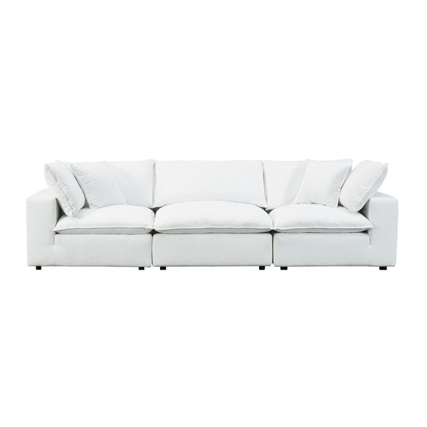 TOV Furniture Cali Modular Sectional Sofa - Stylish, Versatile Design with Easy-Care Performance Fabric Upholstery Pearl REN-L0092