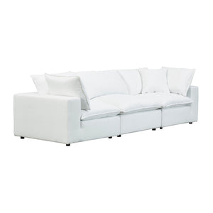 TOV Furniture Cali Modular Sectional Sofa - Stylish, Versatile Design with Easy-Care Performance Fabric Upholstery Pearl REN-L0092