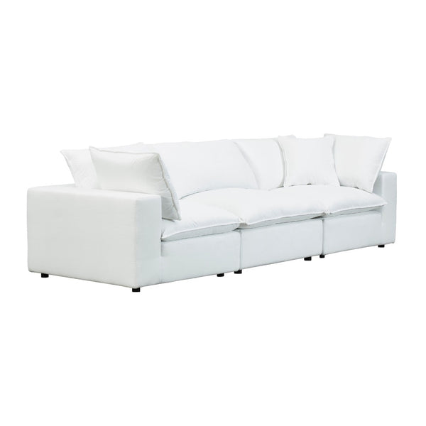 TOV Furniture Cali Modular Sectional Sofa - Stylish, Versatile Design with Easy-Care Performance Fabric Upholstery Pearl REN-L0092