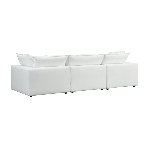 TOV Furniture Cali Modular Sectional Sofa - Stylish, Versatile Design with Easy-Care Performance Fabric Upholstery Pearl REN-L0092