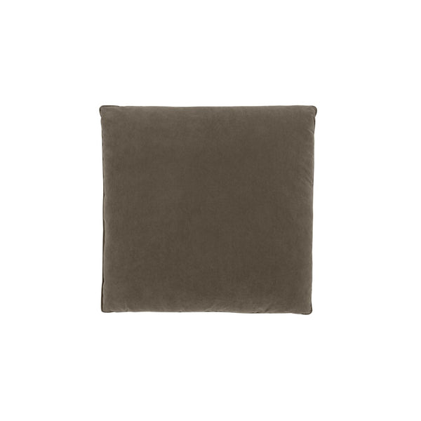 TOV Furniture Cali Chocolate Brown Performance Velvet Ottoman - Stylish, Modular Seating for Modern Living Spaces REN-L0111