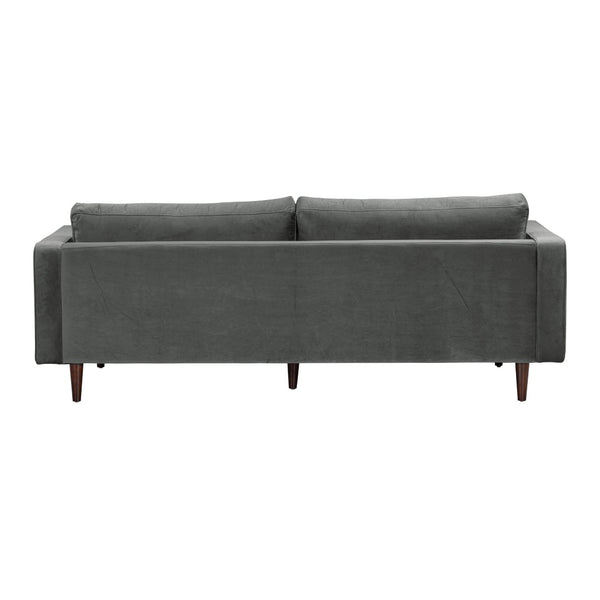 TOV Furniture Cave 88" Velvet Sofa - Mid-Century Modern Elegance with Plush Comfort, Button Tufting & Flexible Design REN-L01143