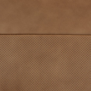 TOV Furniture Cali Brown Leather Modular Corner Chair - Stylish, Versatile, and Comfortable for Any Living Space REN-L0130-C