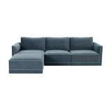 Willow Misty Blue Modular Sectional REN-L03150-SEC TOV Furniture