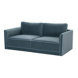 Willow Misty Blue Modular Loveseat REN-L03152 TOV Furniture