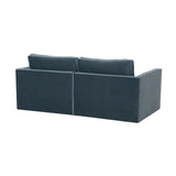 Willow Misty Blue Modular Loveseat REN-L03152 TOV Furniture