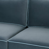 Willow Misty Blue Modular Sofa REN-L03153 TOV Furniture