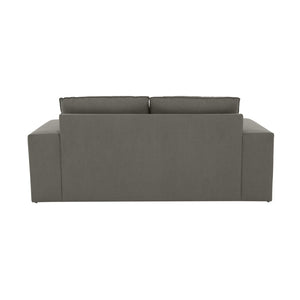 TOV Furniture Maeve 75" Contemporary Upholstered Loveseat in Slate Gray - Comfortable, Stylish, and Durable Design REN-L04022
