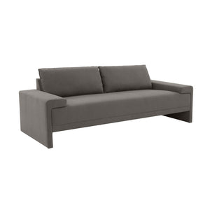 TOV Furniture Maeve 91" Upholstered Sofa - Modern Comfort with Durable LiveSmart Fabric for Effortless Entertaining Grey REN-L04023