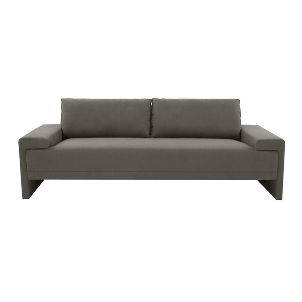 TOV Furniture Maeve 91" Upholstered Sofa - Modern Comfort with Durable LiveSmart Fabric for Effortless Entertaining Grey REN-L04023