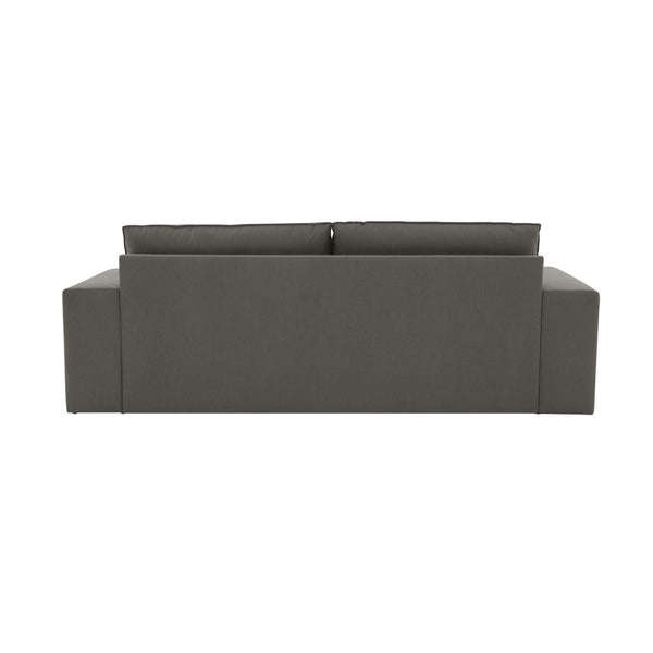 TOV Furniture Maeve 91" Upholstered Sofa - Modern Comfort with Durable LiveSmart Fabric for Effortless Entertaining Grey REN-L04023