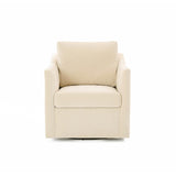 Aiden Beige Swivel Armchair REN-L06111 TOV Furniture