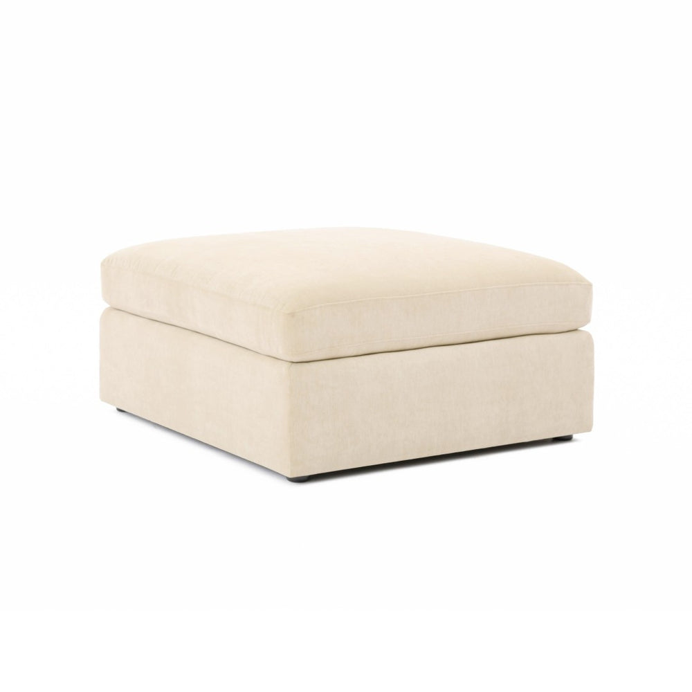 TOV Furniture Aiden-Ottoman: Timeless Comfort and Versatile Style for Your Living Room Décor and Relaxation Needs Beige REN-L06114
