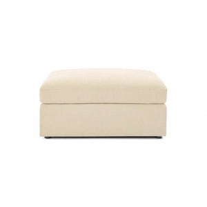 TOV Furniture Aiden-Ottoman: Timeless Comfort and Versatile Style for Your Living Room Décor and Relaxation Needs Beige REN-L06114
