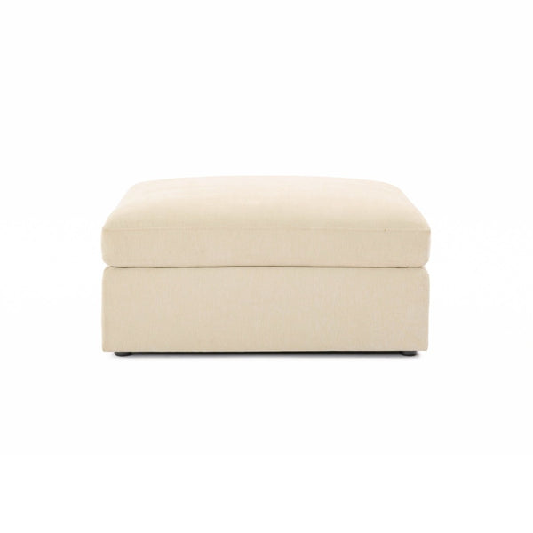TOV Furniture Aiden-Ottoman: Timeless Comfort and Versatile Style for Your Living Room Décor and Relaxation Needs Beige REN-L06114