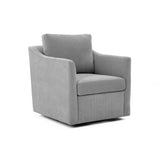 Aiden Gray Swivel Armchair REN-L06121 TOV Furniture