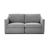 Aiden Gray Modular Loveseat REN-L06122 TOV Furniture