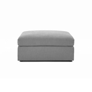 TOV Furniture Aiden-Ottoman: Timeless Comfort and Versatile Style for Your Living Room Décor and Relaxation Needs Grey REN-L06124