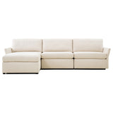 Catarina Cream Chaise Sectional REN-L08610-SEC TOV Furniture