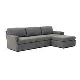 Catarina Gray Chaise Sectional REN-L08620-SEC TOV Furniture