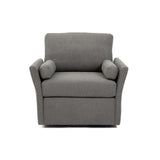 Catarina Gray Swivel Accent Chair REN-L08624 TOV Furniture