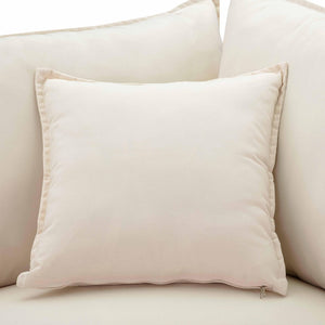 TOV Furniture Cali 80" Weather-Resistant Outdoor Modular Loveseat with Reversible Cushions & Throw Pillows REN-O11162