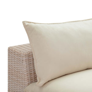 TOV Furniture Cali Natural Wicker Armless Chair - Elegant Coastal Design with Weather-Resistant Comfort & Style! REN-O11163-AC