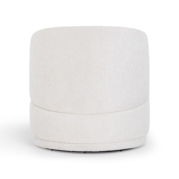 TOV Furniture Massa Textured Fabric Swivel Accent Chair - Modern Comfort with 360-Degree Movement for Any Space Beige REN-S12111