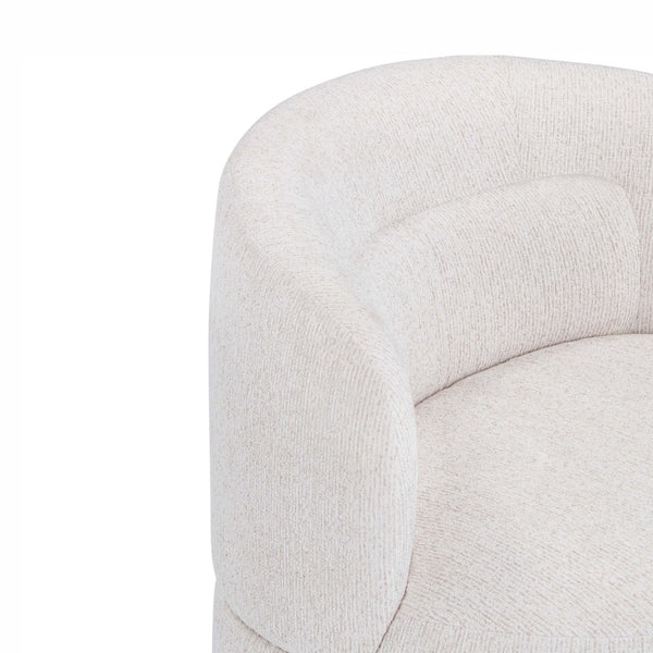 TOV Furniture Massa Textured Fabric Swivel Accent Chair - Modern Comfort with 360-Degree Movement for Any Space Beige REN-S12111