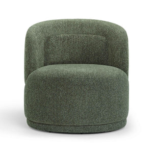 TOV Furniture Massa Textured Fabric Swivel Accent Chair - Modern Comfort with 360-Degree Movement for Any Space Green REN-S12121