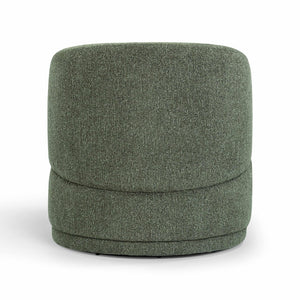 TOV Furniture Massa Textured Fabric Swivel Accent Chair - Modern Comfort with 360-Degree Movement for Any Space Green REN-S12121