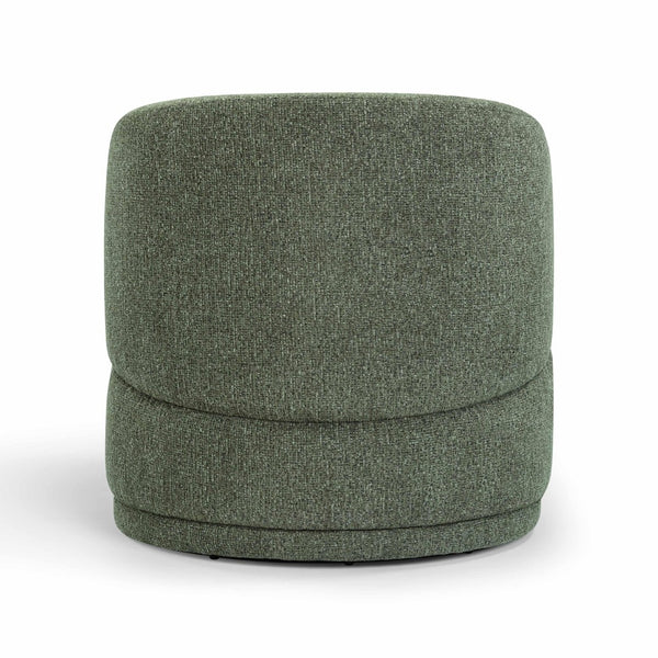 TOV Furniture Massa Textured Fabric Swivel Accent Chair - Modern Comfort with 360-Degree Movement for Any Space Green REN-S12121