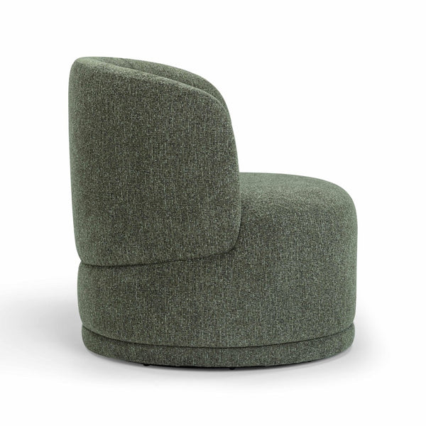 TOV Furniture Massa Textured Fabric Swivel Accent Chair - Modern Comfort with 360-Degree Movement for Any Space Green REN-S12121