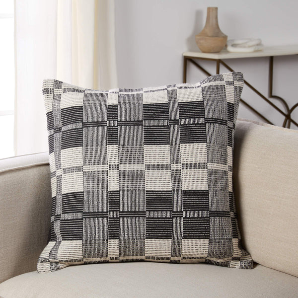Jaipur Living Jaipur Living Wren Checkered Polyester Pillow Cover Graphic Modern Accent PLC102604