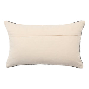 Jaipur Living Jaipur Living Zita Cotton Lumbar Pillow Cream Black Stripe Sofa Bed Accent Poly Fill PLW103999