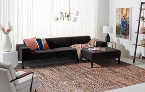 Safavieh Retro Area Rug - Elegant Contemporary Design, Durable Power Loomed Construction For Any Room Ivory ,Dark Grey Polypropylene Pile Ret2133-1184-6