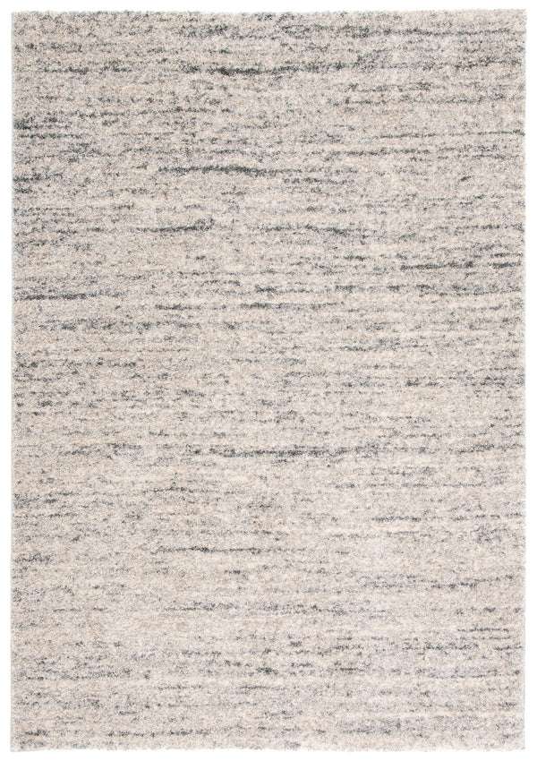 Safavieh Retro Ivory & Dark Grey 3X5 Rug - Minimalist Power-Loomed Polypropylene, Plush 3/4" Pile, Easy Care Elegance RET2133-1184-3