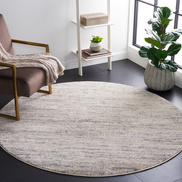 Safavieh Retro Ivory & Dark Grey 3X5 Rug - Minimalist Power-Loomed Polypropylene, Plush 3/4" Pile, Easy Care Elegance RET2133-1184-3