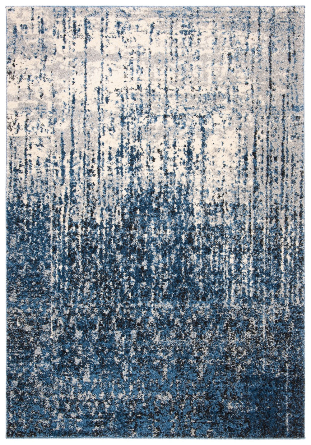 Safavieh Retro Luxurious Power Loomed Area Rug – Contemporary Abstract Design For Elegant Spaces, 3ft Diameter Black ,Light Grey Polypropylene Pile Ret2770-9079-3r