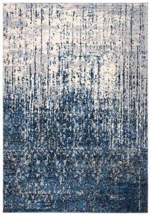 Safavieh Retro Luxurious Power Loomed Area Rug – Contemporary Abstract Design For Elegant Spaces, 3ft Diameter Black ,Light Grey Polypropylene Pile Ret2770-9079-3r