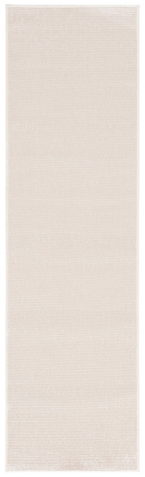 Safavieh Revive Solid Beige Hallway Runner Rug Low Pile Recycled Polyester Neutral Entryway REV102B-28