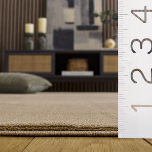Safavieh Revive Power Loomed Recycled Polyester Neutral Tan Area Rug for Modern Living Spaces Brown 5'-3" x 7'-7" - A REV102D-5